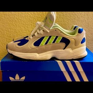 Size 11, Adidas Yung-1 Sneakers.